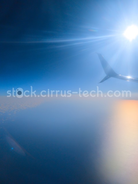 Plane over Ocean